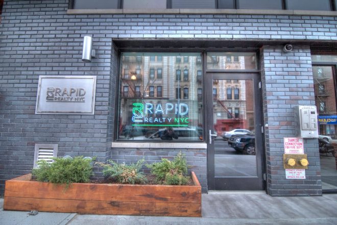 Rapid Realty NYC storefront in Manhattan
