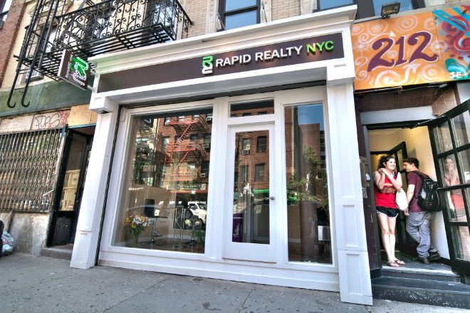 Rapid Realty NYC storefront