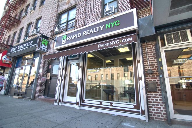 Rapid Realty NYC storefront